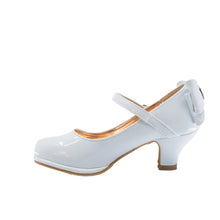EIGHT EIGHTEEN Girls Leatherette Back Bow Tie Mary Jane Kiddie Heel - Em