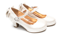 EIGHT EIGHTEEN Girls Leatherette Back Bow Tie Mary Jane Kiddie Heel - Em