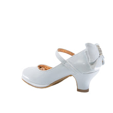 EIGHT EIGHTEEN Girls Leatherette Back Bow Tie Mary Jane Kiddie Heel - Em