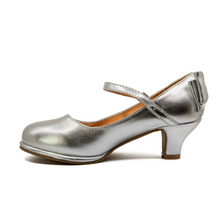 EIGHT EIGHTEEN Girls Leatherette Back Bow Tie Mary Jane Kiddie Heel - Em