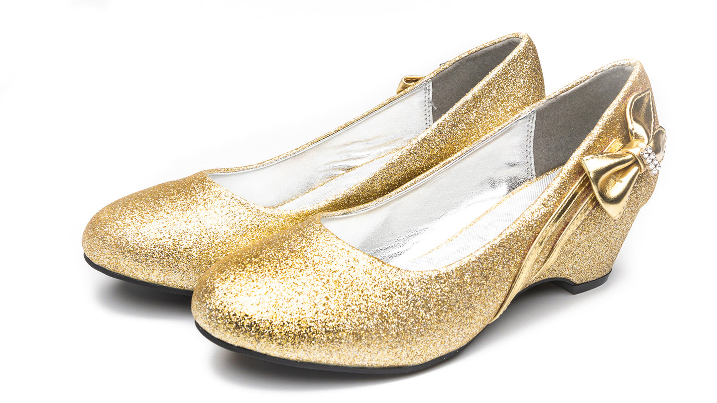 Eight Eighteen Toddler, Little and Big Girl Mary Jane Dress Shoe Glitter - Victoria-80 4 Big Kid / Champagne Eight Eighteen Toddler, Little and Big Girl Mary Jane Dress Shoe Glitter - Victoria-80 4 Big Kid / Champagne